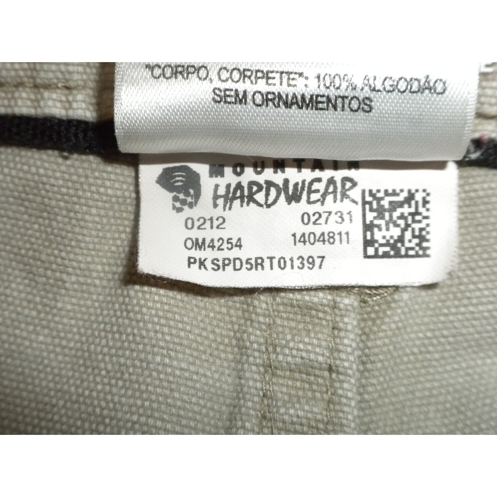 Mountain Hardwear Pants Mens 38x32 Gray Chino Outdoor Trail Hiking Cotton - Picture 9 of 14